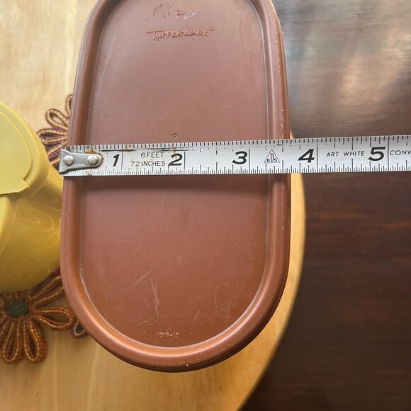 (VKC) Vintage Tupperware Modules & Tupperware Harvest Gold Sugar Container - Picture 6 of 11